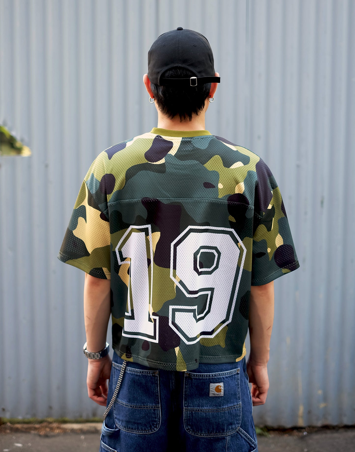MESH JERSEY - Camo