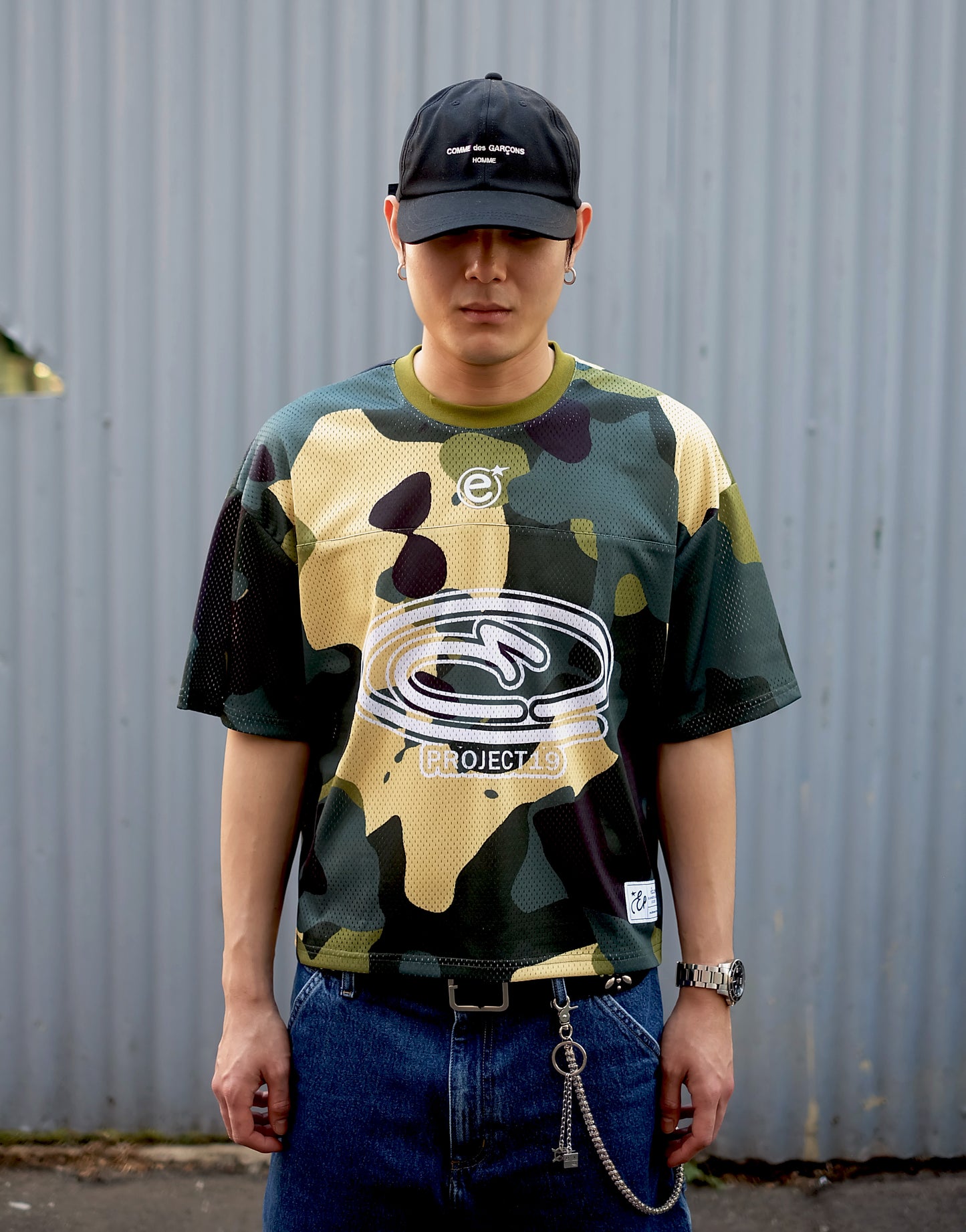 MESH JERSEY - Camo