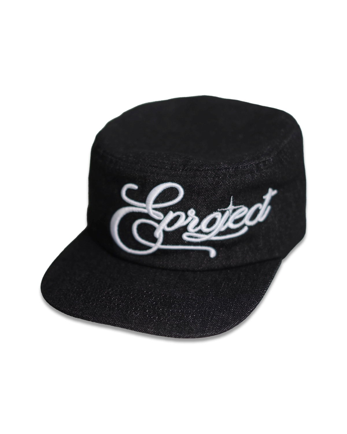 Eproject pillbox hat - Denim (black)