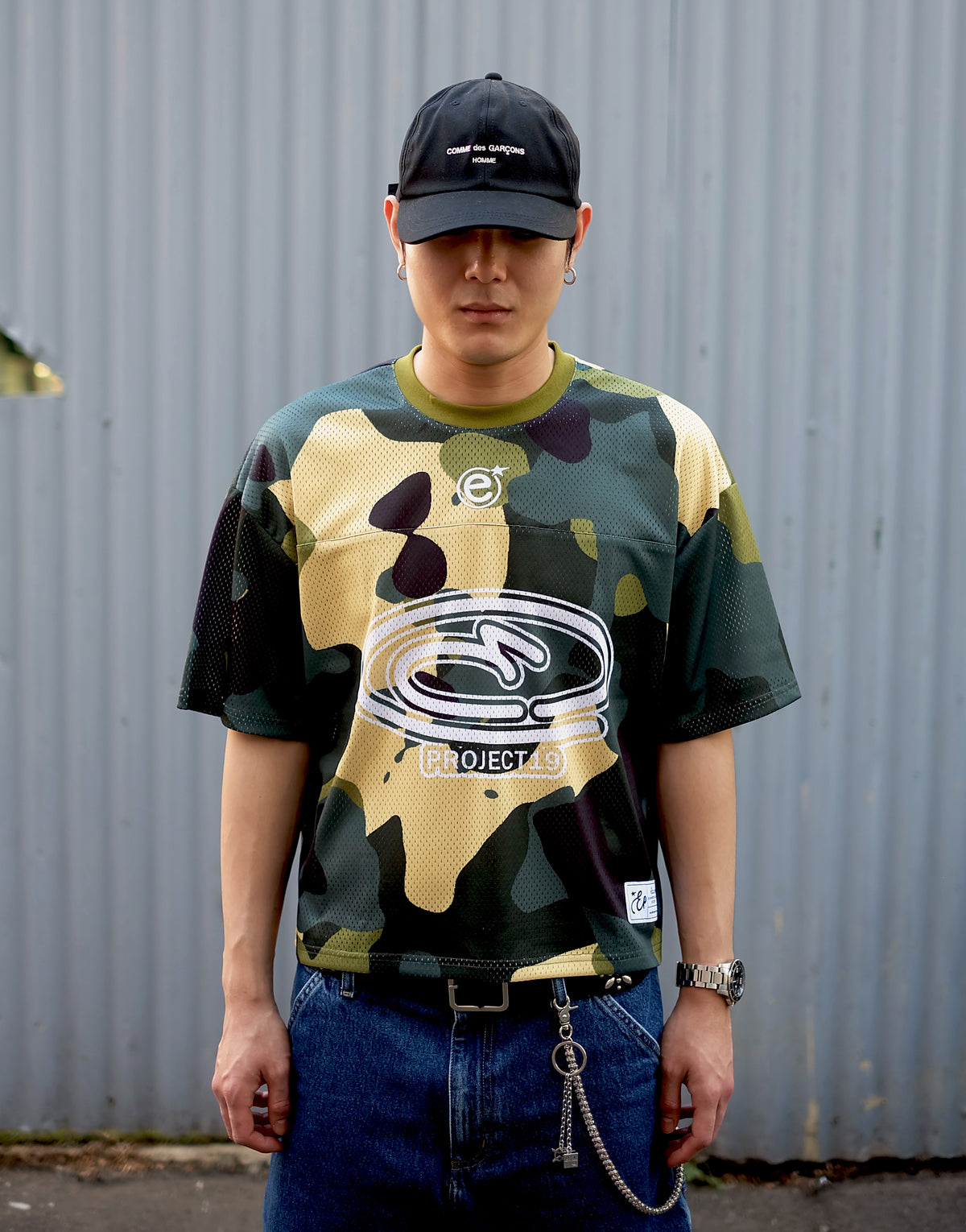 MESH JERSEY - Camo