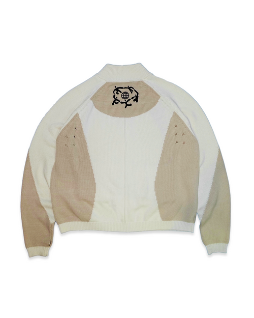 KNIT ZIP UP CARDIGAN