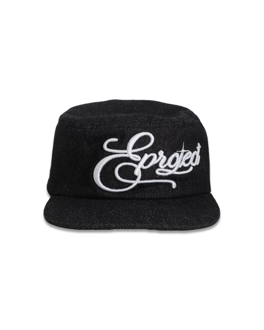 Eproject pillbox hat - Denim (black)