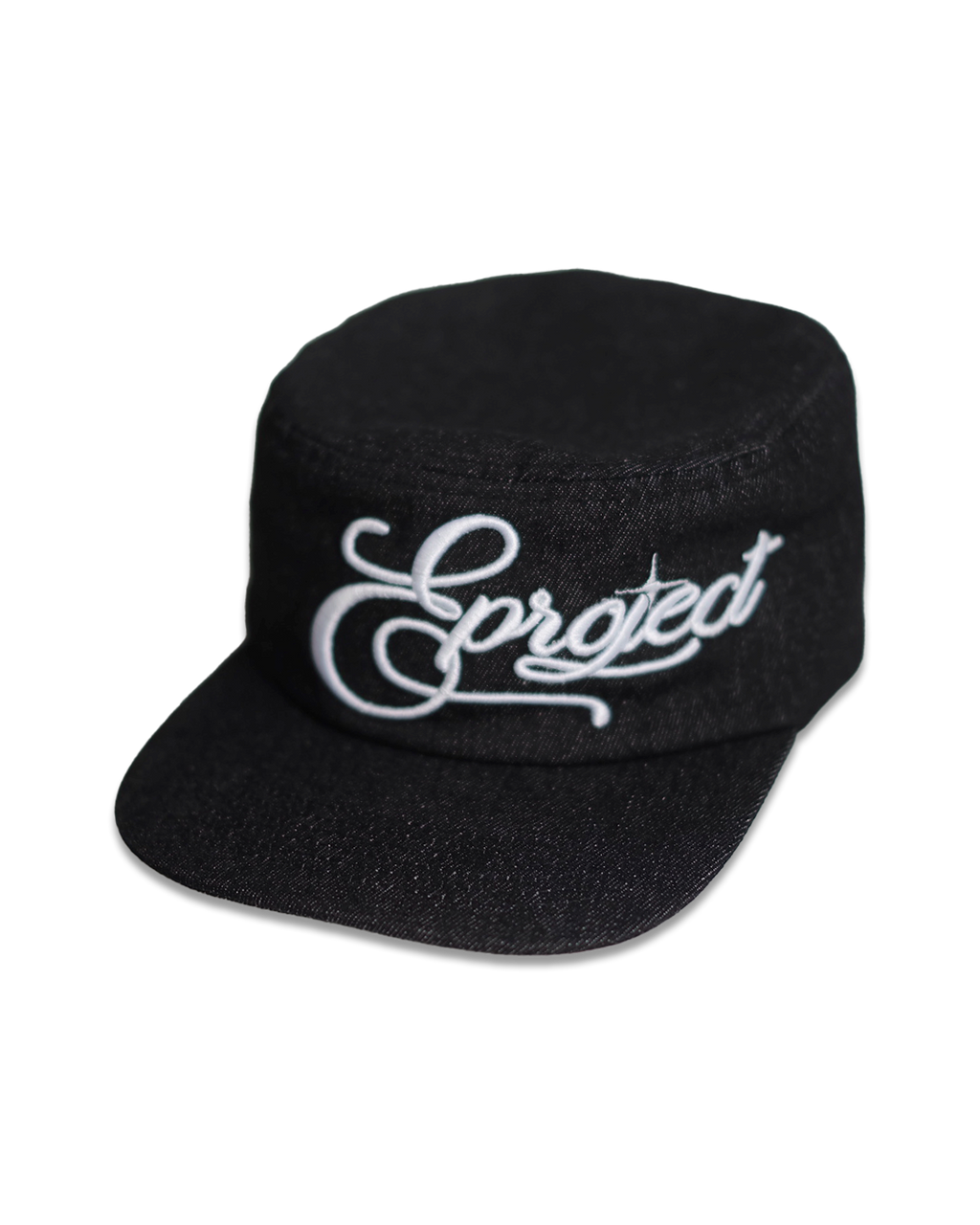 EPROJECT PILLBOX HAT - Denim (black)