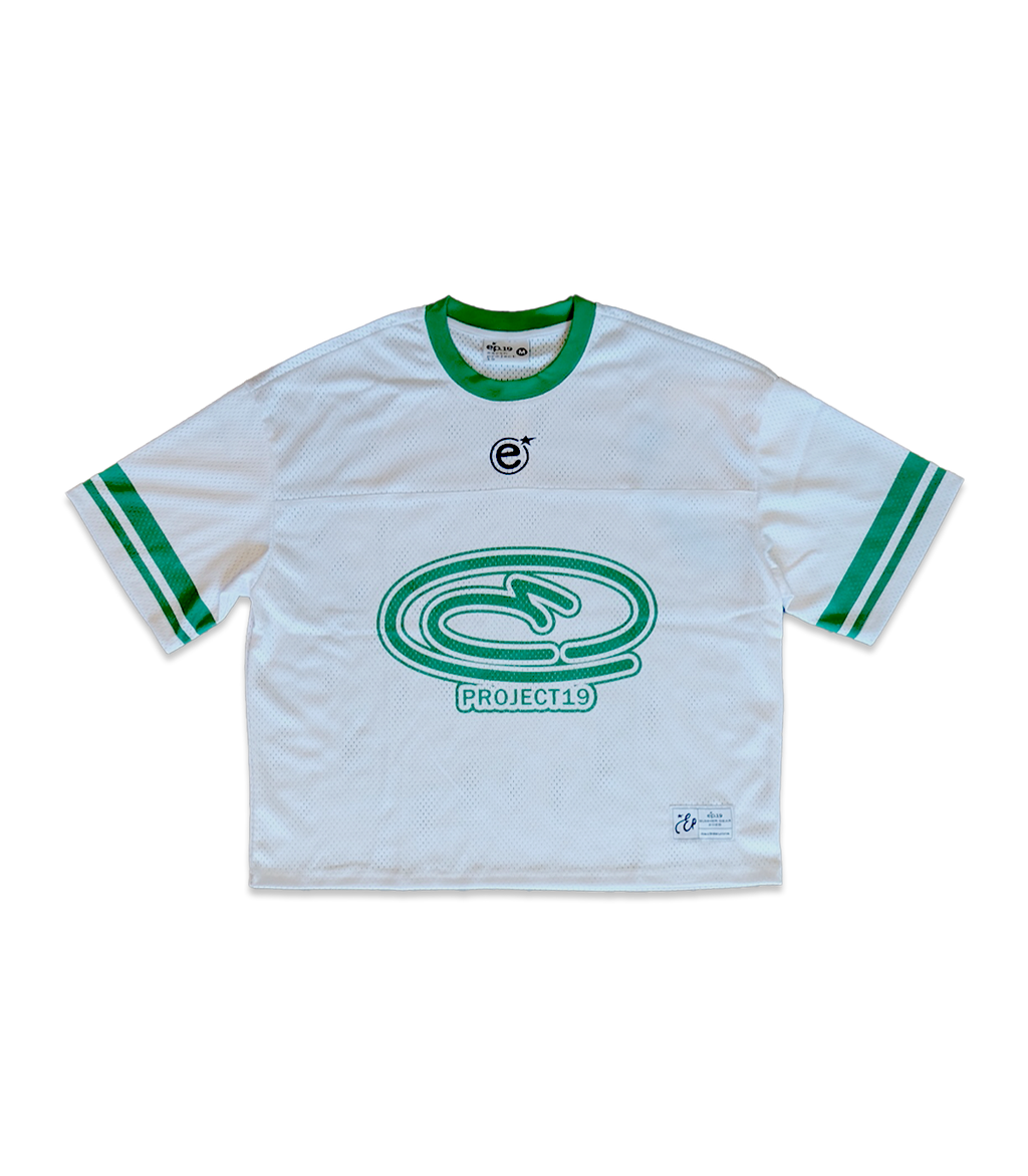 MESH JERSEY - White/Green